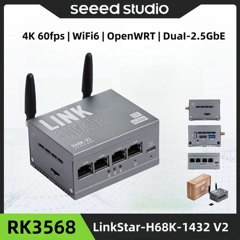 LinkStar H68K V2 Wi‑Fi 6 Router