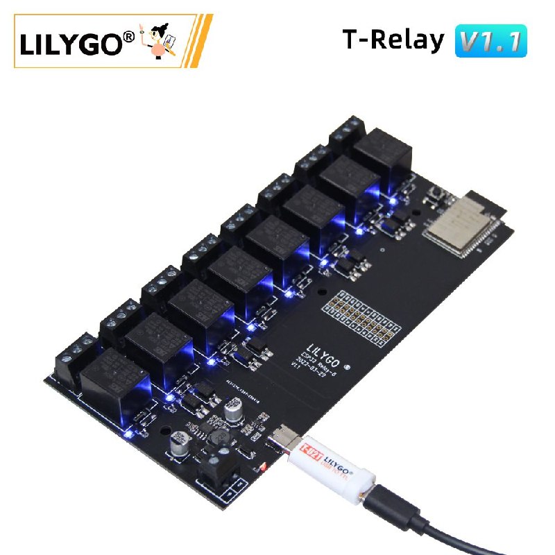 ️ LILYGO T-Relay - нормальная заготовка для локального релейного контроллера на ESP32, если не хочется…