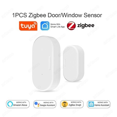 Zigbee датчик двери и окна — простой contact-сенсор для HomeAssistant: дверь/окно открылось → entity в…