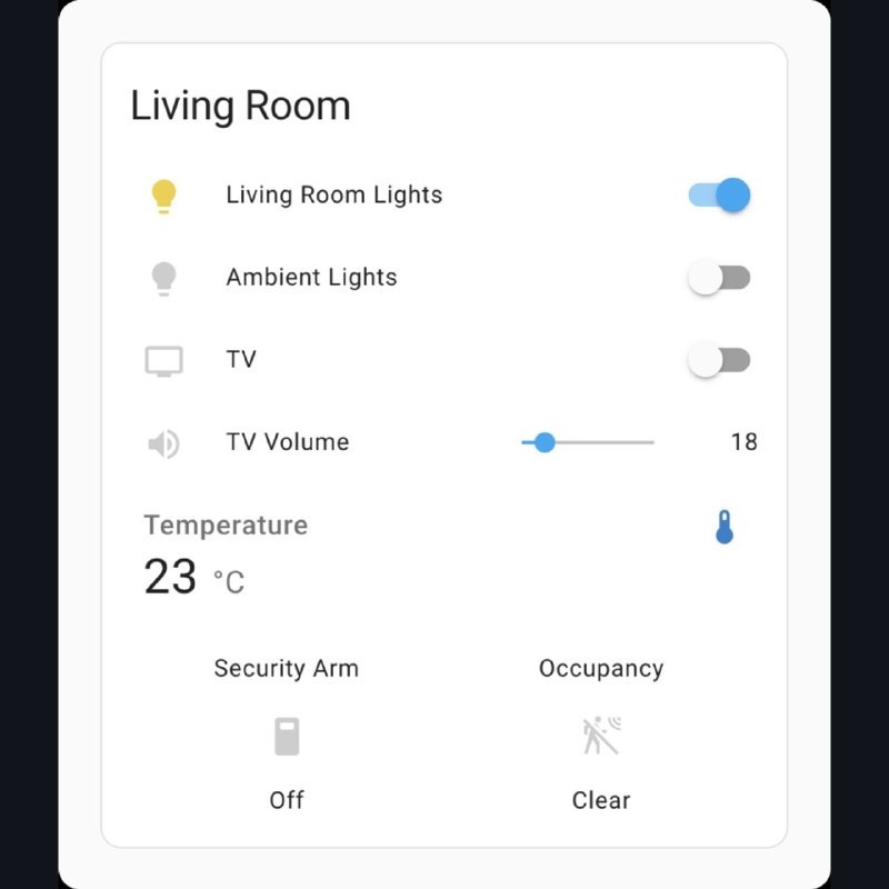 Vertical Stack In Card — несколько карточек HomeAssistant как один аккуратный блок