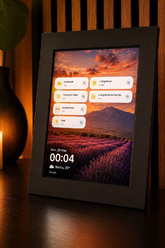 Magic Frame — семейная панель и фоторамка с живым HomeAssistant на любом экране