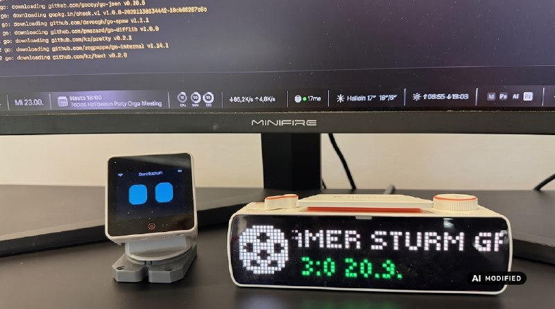 StackChan Custom Firmware - настольный робот с глазами на экране, который говорит голосом вашего дома